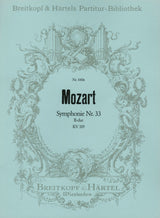 Mozart: Symphony No. 33 in B-flat Major, K. 319