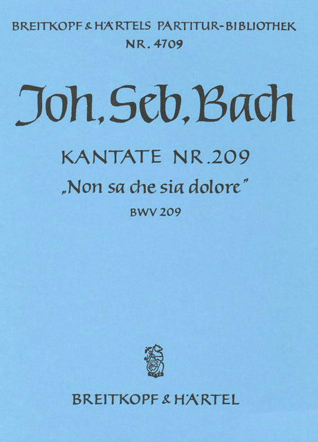 Bach: Non sa che sia dolore, BWV 209