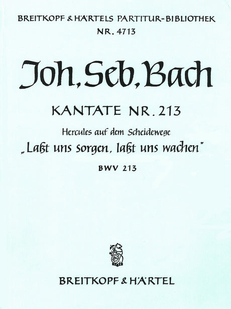 Bach: Lasst uns sorgen, lasst uns wachen, BWV 213