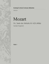 Mozart: Dir, Seele des Weltalls, K. 429 (468a)