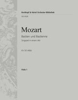 Mozart: Bastien and Bastienne, K. 50 (46b)