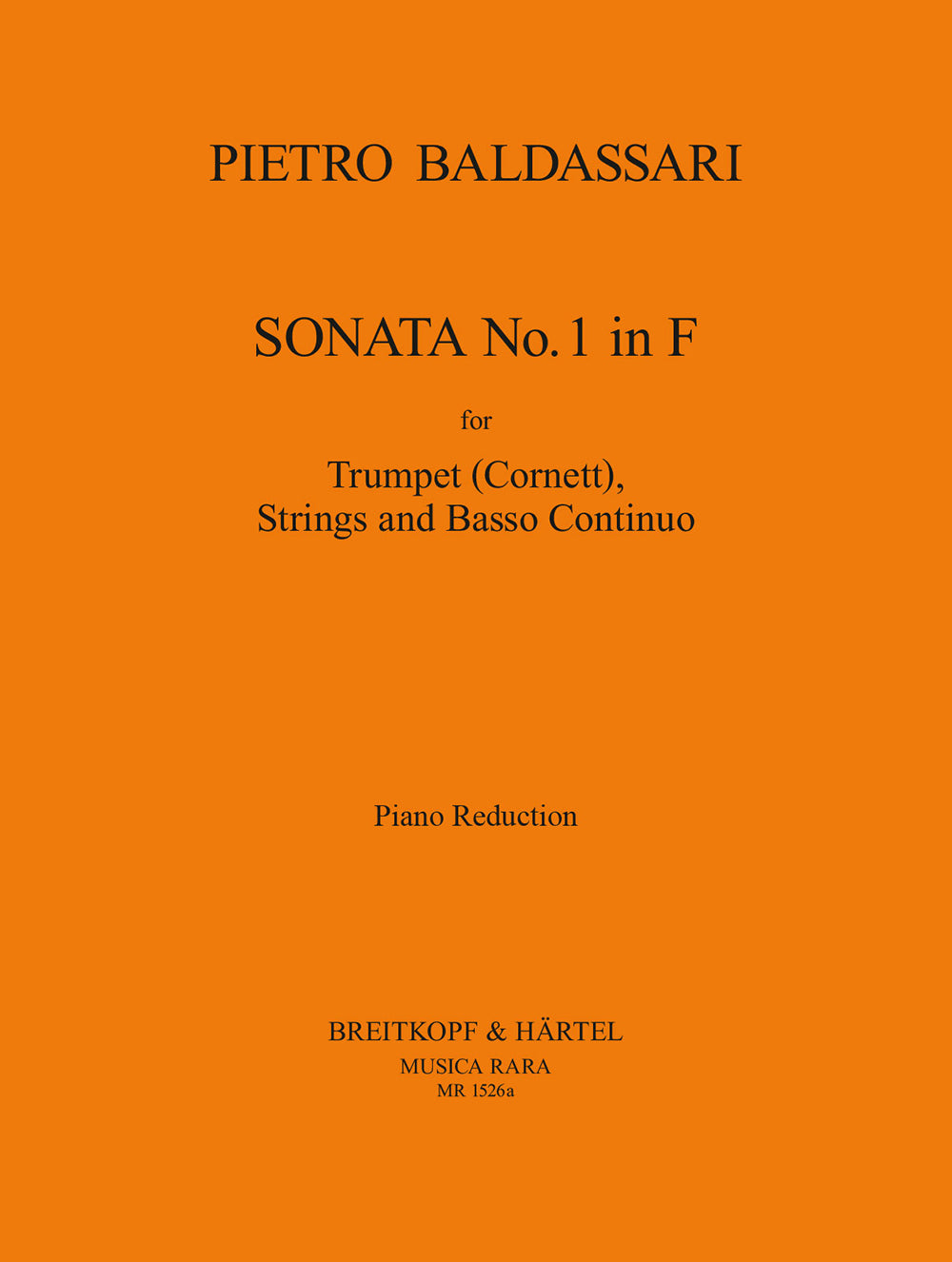 Baldassari: Sonata No. 1 in F Major