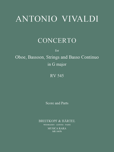 Vivaldi: Concerto for Oboe and Bassoon in G Major, RV 545