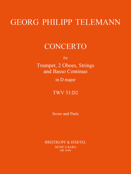 Telemann: Concerto in D Major, TWV 53:D2