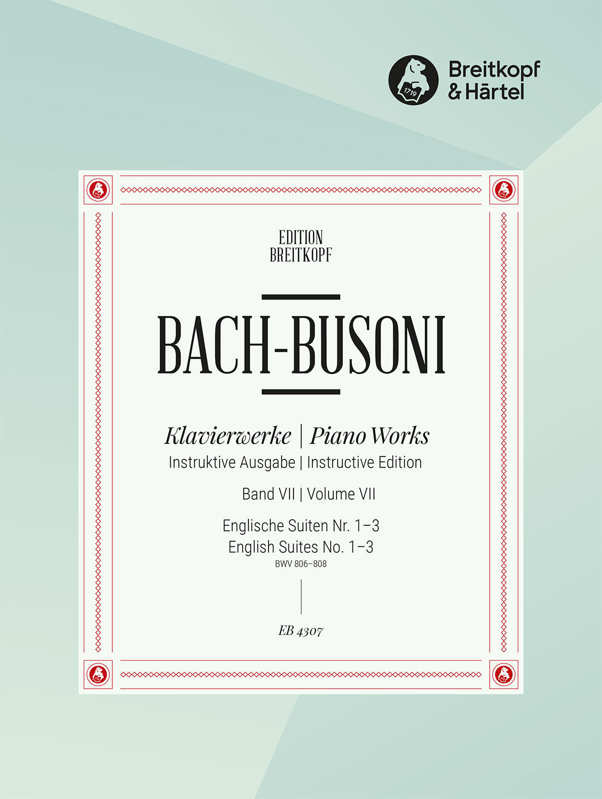 Bach: English Suites 1-3, BWV 806-808