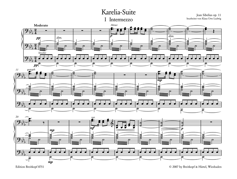 Sibelius: Karelia Suite, Op. 11 (arr. for organ)