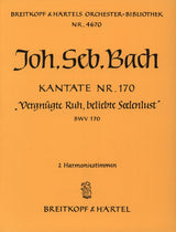 Bach: Vergnügte Ruh, BWV 170