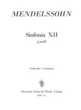 Mendelssohn: Sinfonia No. 12 in G Minor, MWV N 12