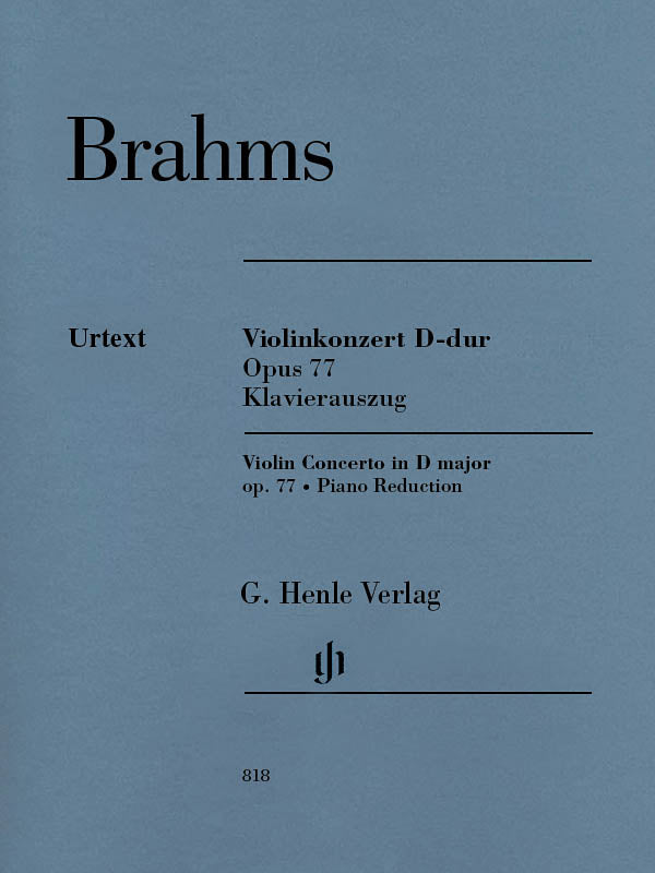 Brahms: Violin Concerto in D Major, Op. 77 – Breitkopf US