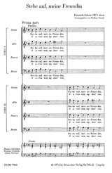 Schütz: Stehe auf, meine Freundin, SWV deest