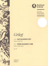 Grieg: Holberg Suite, Op. 40