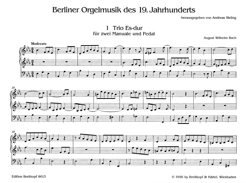 19th-Century Organ Music from Berlin