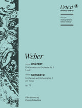 Weber: Clarinet Concerto No. 1 in F Minor, Op. 73