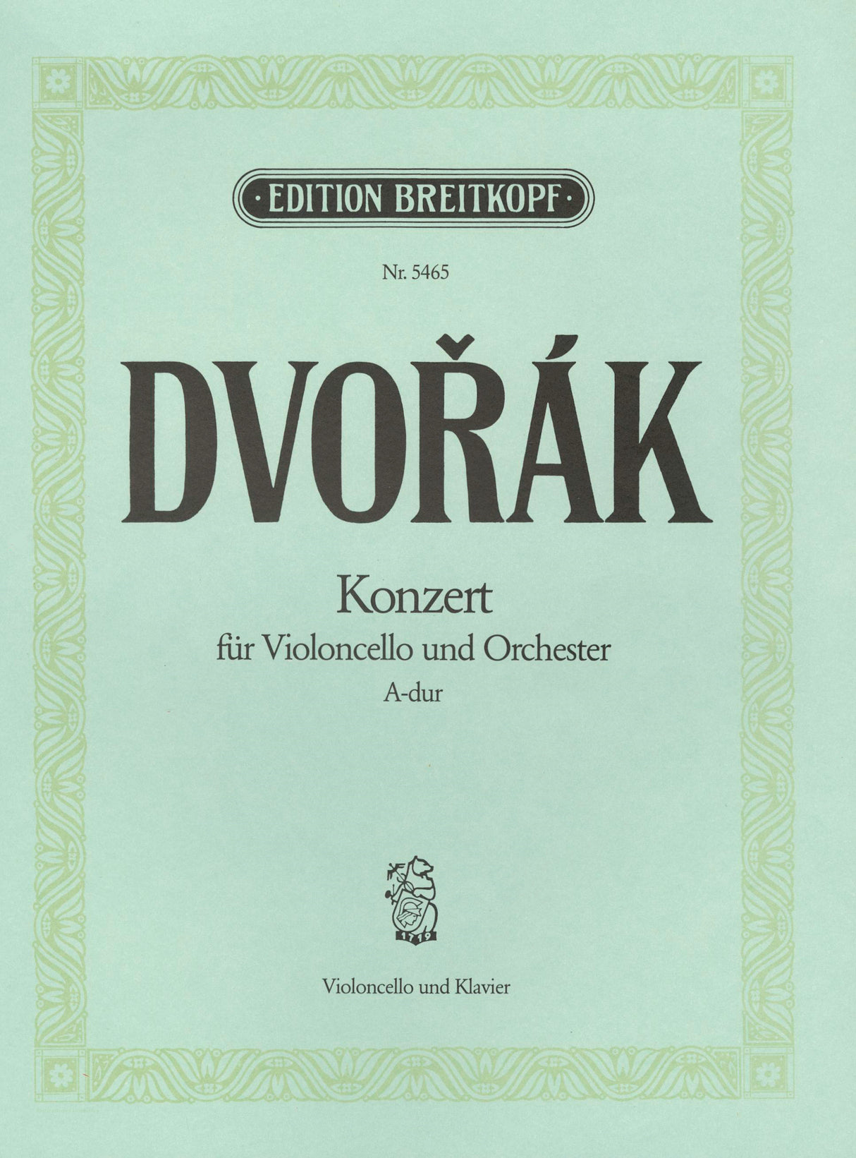 Dvořák: Cello Concerto in A Major