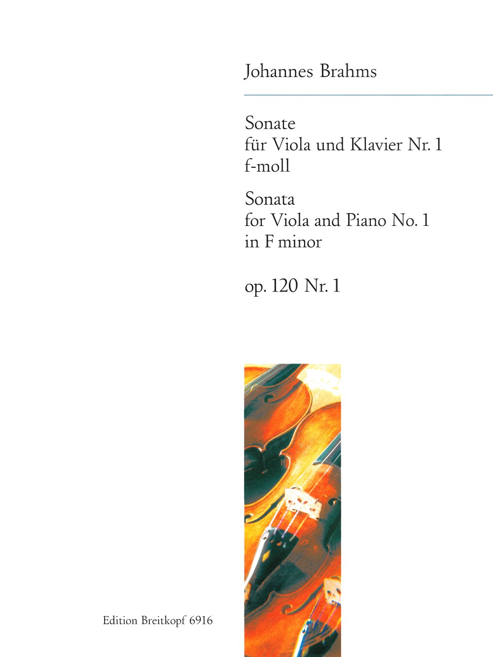 Brahms: Clarinet Sonata in F Minor, Op. 120, No. 1 (viola version)