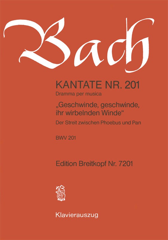 Bach: Geschwinde, geschwinde, ihr wirbelnden Winde, BWV 201