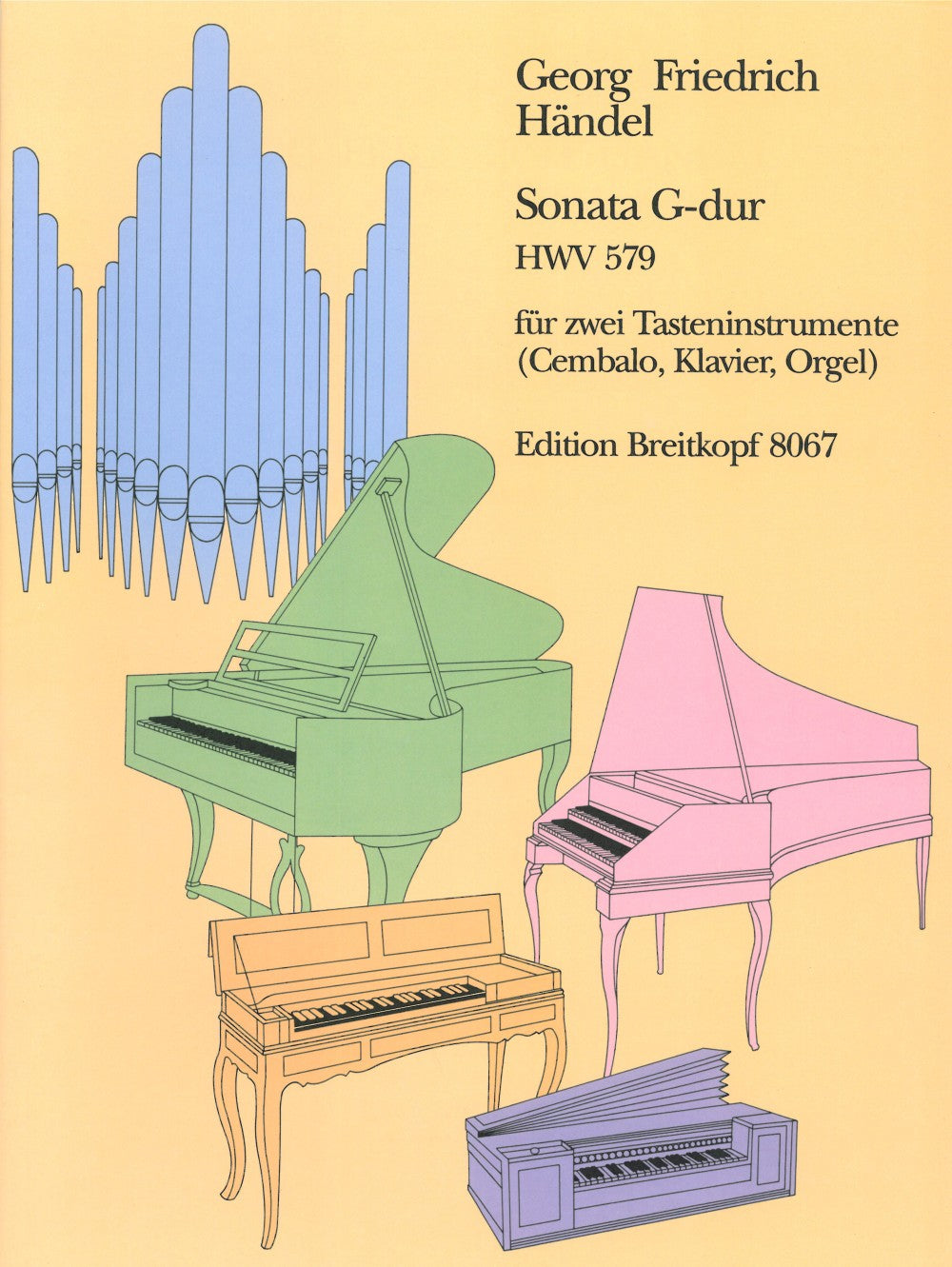 Handel: Sonata in G Major, HWV 579 (arr. for 2 keyboards)