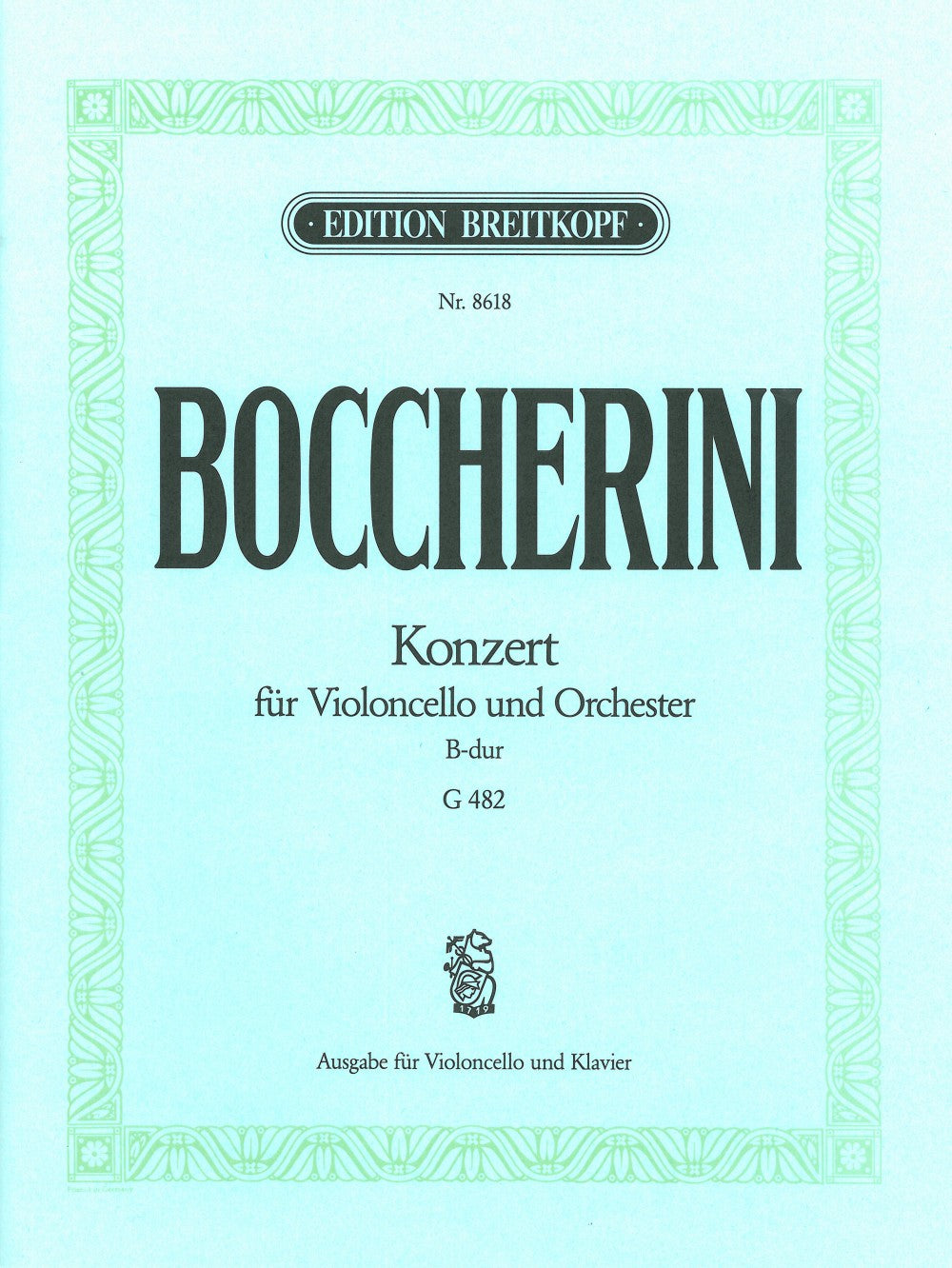 Boccherini: Cello Concerto in B-flat Major, G. 482