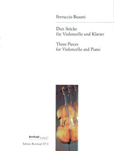 Busoni: 3 Pieces for Cello and Piano, BV 123, 196, & 237