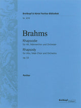 Brahms: Rhapsody, Op. 53