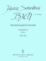 Bach: Brandenburg Concerto No. 6 in B-flat Major, BWV 1051