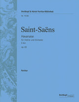 Saint-Saëns: Havanaise, Op. 83