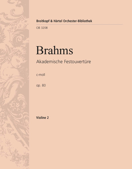 Brahms: Academic Festival Overture in C Minor, Op. 80