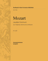 Mozart: Laudate Dominum, K. 339