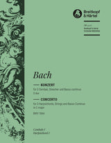 Bach: Concerto for 3 Harpsichords in C Major, BWV 1064