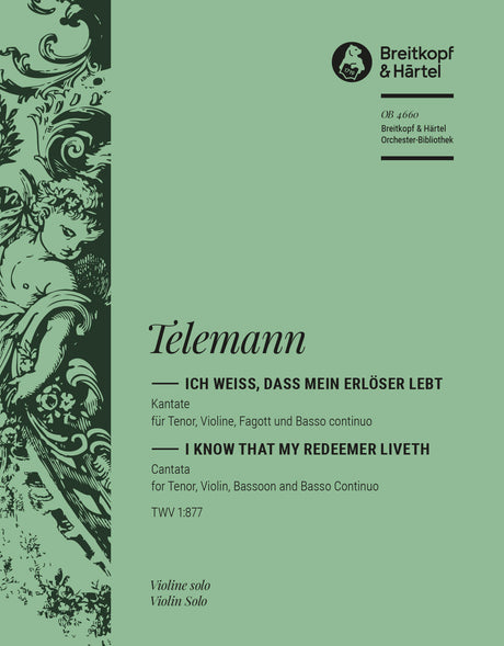 Telemann: Ich weiss, dass mein Erlöser lebt, TWV 1:877