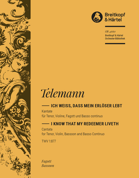 Telemann: Ich weiss, dass mein Erlöser lebt, TWV 1:877