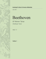 Beethoven: 11 Mödlinger Tänze, WoO 17