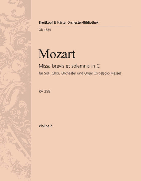 Mozart: Missa brevis in C Major, K. 259