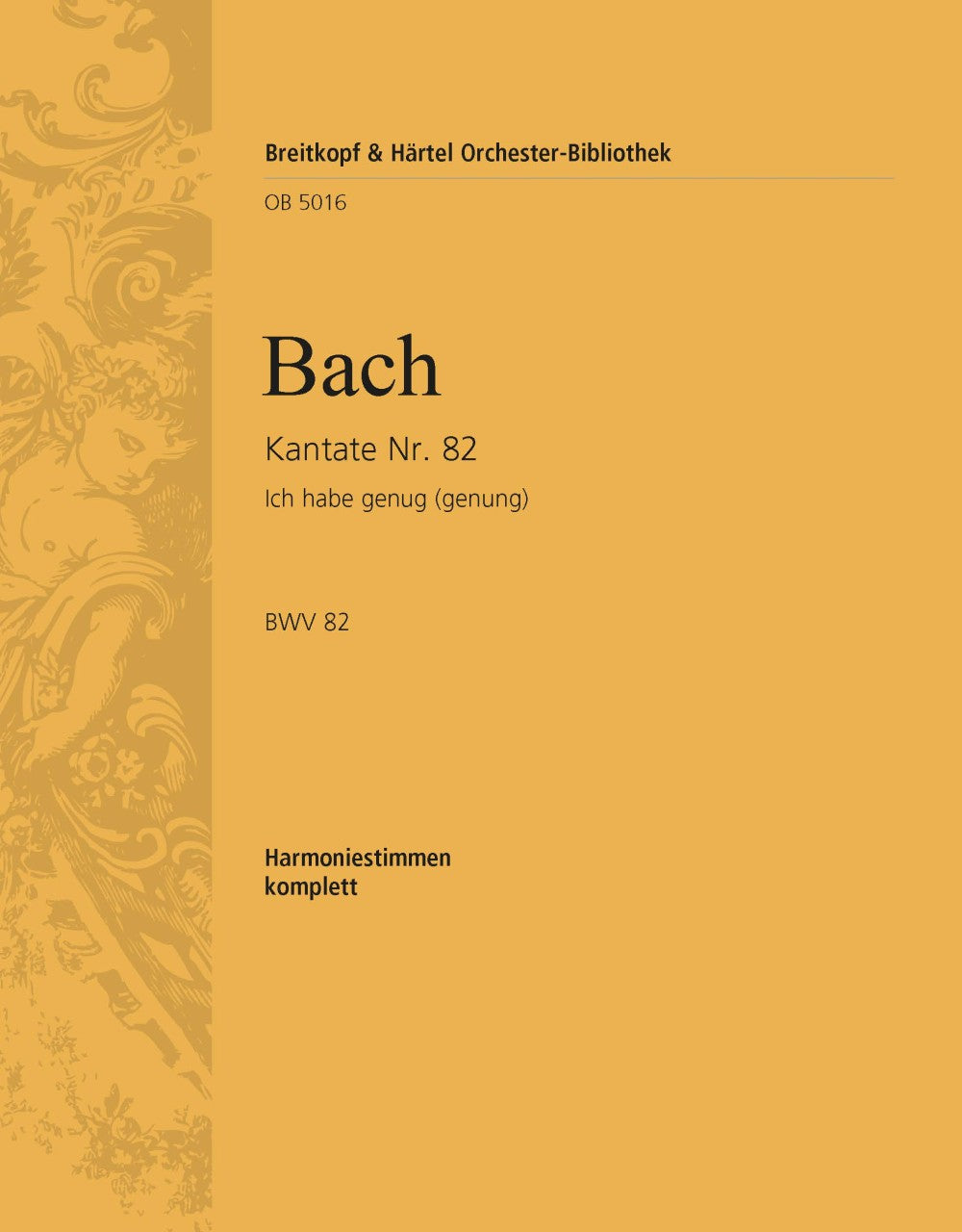 Bach: Ich habe genug, BWV 82 (version for Soprano)