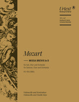 Mozart: Missa brevis in D Major, K. 194 (186h)