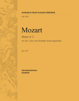 Mozart: Missa in C Major, K. 317 ("Coronation Mass")