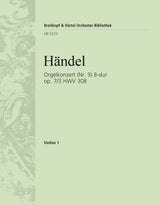 Handel: Organ Concerto in B-flat Major, HWV 308, Op. 7, No. 3