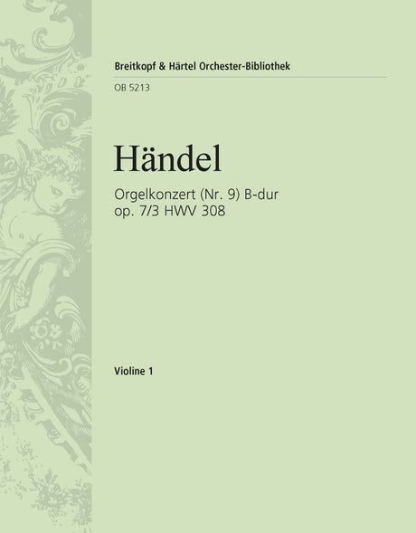 Handel: Organ Concerto in B-flat Major, HWV 308, Op. 7, No. 3