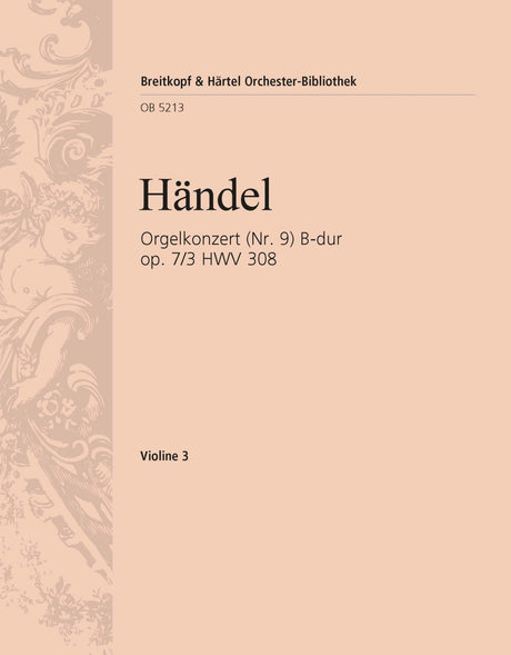 Handel: Organ Concerto in B-flat Major, HWV 308, Op. 7, No. 3