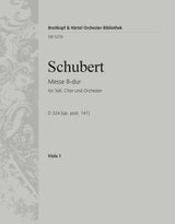 Schubert: Mass in B-flat Major, D 324, Op. posth. 141