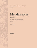 Mendelssohn: Piano Concerto in A Minor, MWV O 2