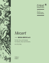 Mozart: Missa brevis in B-flat Major, K. 275 (272b)