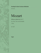 Mozart: Missa in C Major, K. 337 ("Missa solemnis")