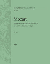 Mozart: Vesperae solennes de Dominica, K. 321