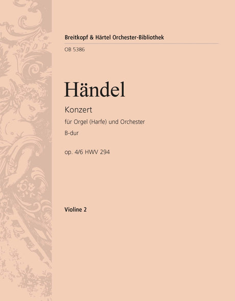 Handel: Organ Concerto in B-flat Major, HWV 294, Op. 4, No. 6