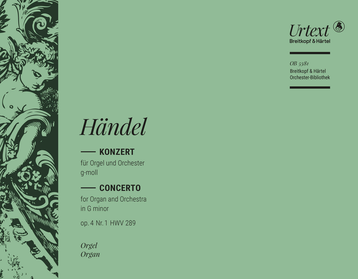 Handel: Organ Concerto in G Minor, HWV 289, Op. 4, No. 1