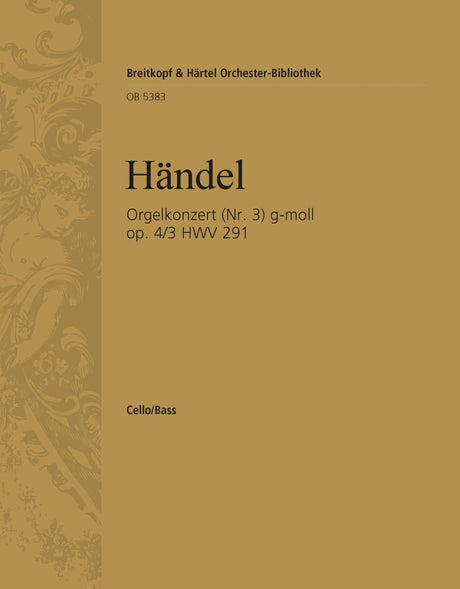 Handel: Organ Concerto in G Minor, HWV 291, Op. 4, No. 3