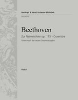 Beethoven: Overture "Zur Namensfeier", Op. 115