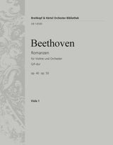 Beethoven: Romances in G Major, Op. 40 & F Major, Op. 50