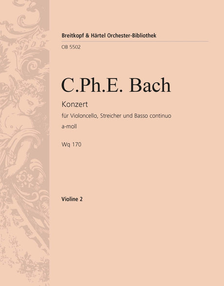 C.P.E. Bach: Cello Concerto in A Minor, Wq. 170